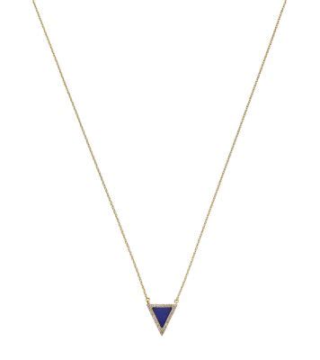 michael kors triangle necklace|Michael Kors necklace set.